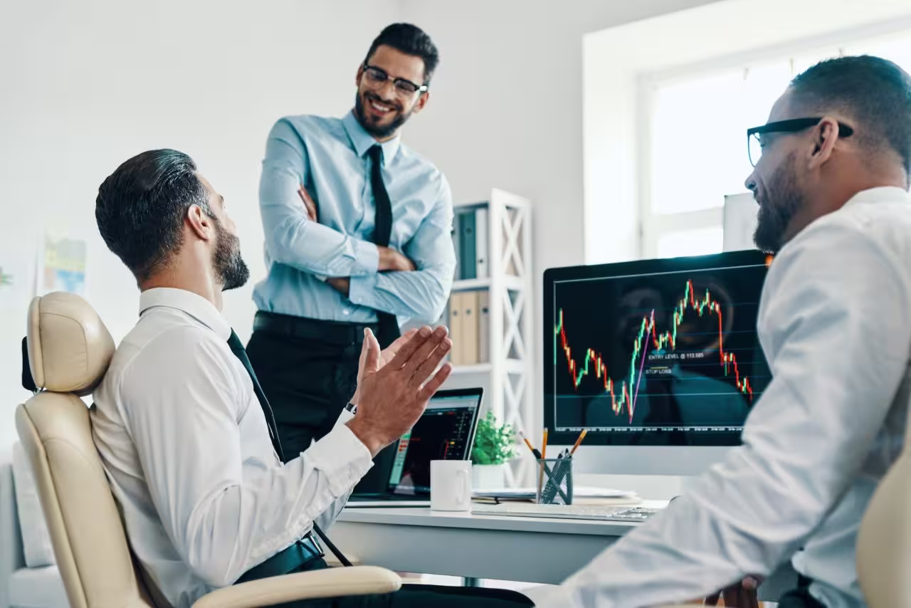 Flod Fundline trading interface illustration